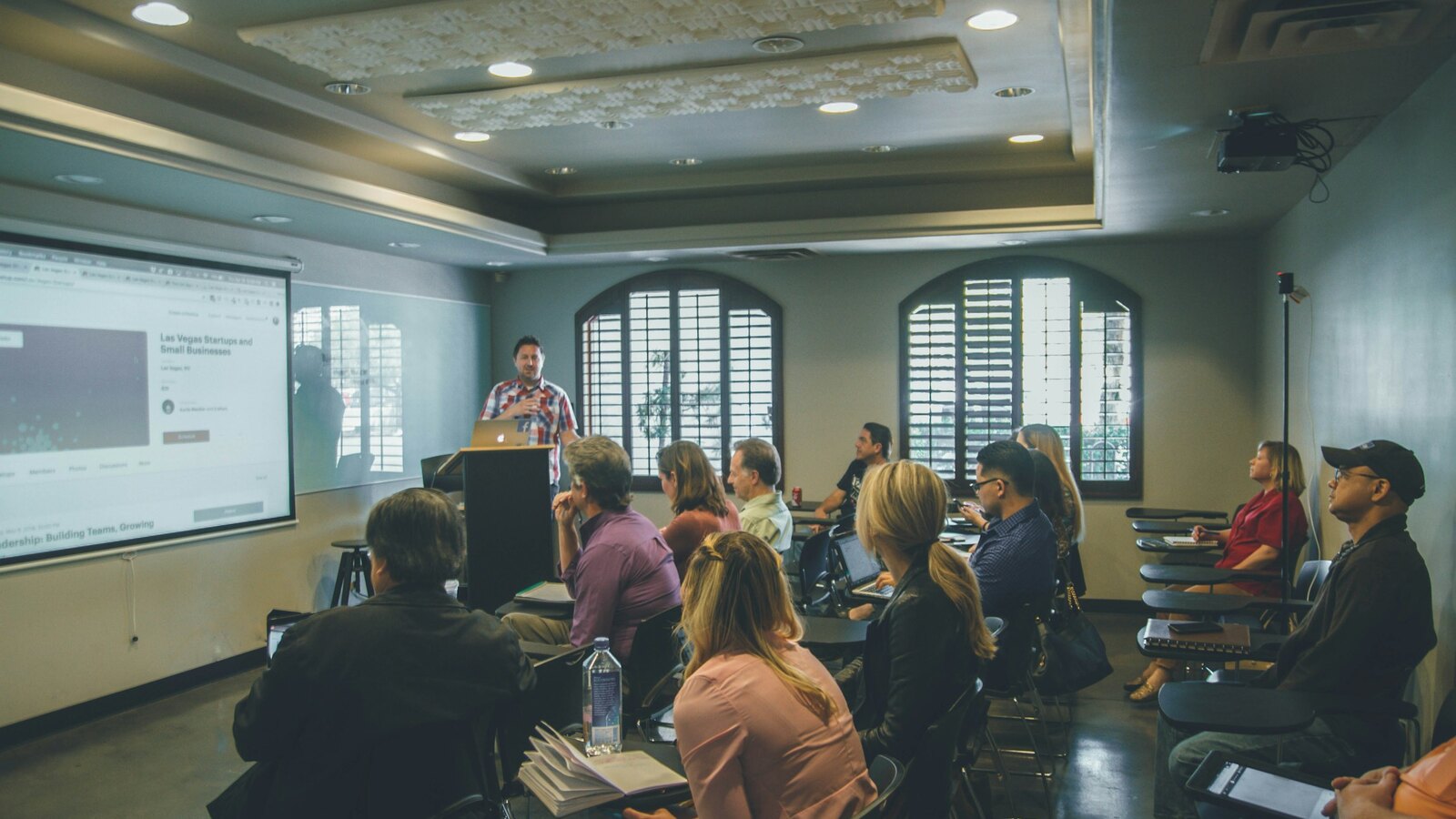 Professional training workshop in progress