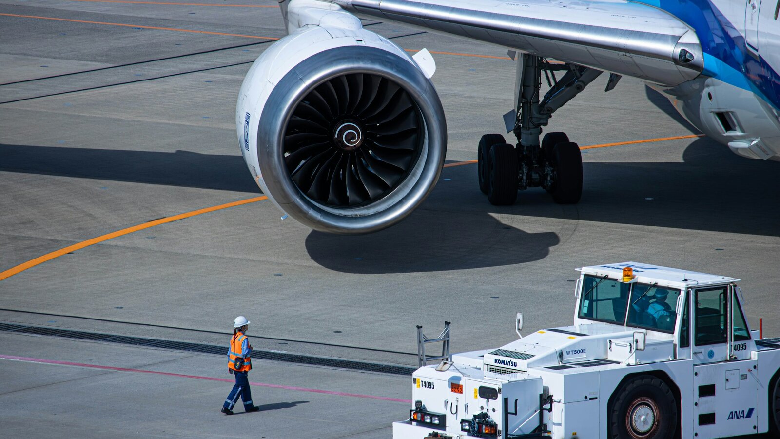 Aircraft and ground operations at an airport